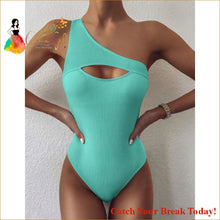 Load image into Gallery viewer, Catch A Break One Shoulder Swimsuit - 210533-03 / S - 