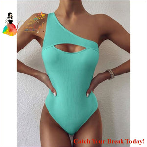 Catch A Break One Shoulder Swimsuit - 210533-03 / S - 