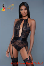Load image into Gallery viewer, Catch A Break Ophelia My Bodysuit - L / Black - tops