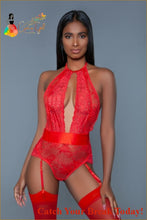 Load image into Gallery viewer, Catch A Break Ophelia My Bodysuit - L / Red - tops