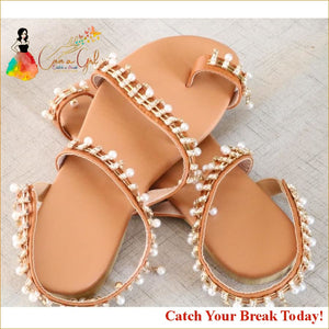 Catch A Break Pearl Summer Sandals - shoes