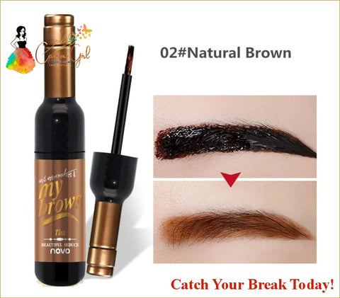 Catch A Break Peel Off Eye Brow Tattoo - 02natural black