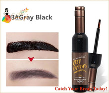 Load image into Gallery viewer, Catch A Break Peel Off Eye Brow Tattoo - 03gray black