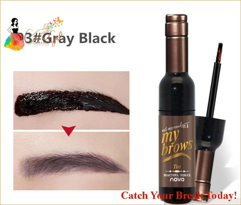 Catch A Break Peel Off Eye Brow Tattoo - 03gray black