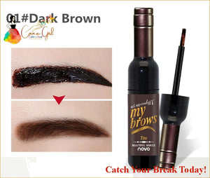 Catch A Break Peel Off Eye Brow Tattoo - 01dark brown