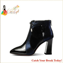 Load image into Gallery viewer, Catch A Break Pointed Toe Faux Leather Ankle Boot
