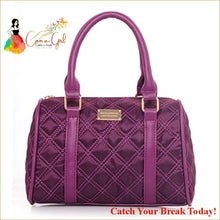 Load image into Gallery viewer, Catch A Break Rivet 5 Pieces Bag Set - Purple - purses