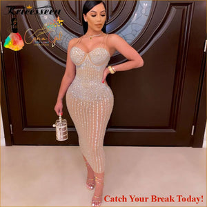 Catch A Break Sequin Glitter Dress - Clothing