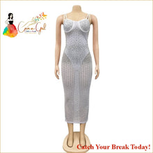 Load image into Gallery viewer, Catch A Break Sequin Glitter Dress - white / S / China - 