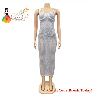 Catch A Break Sequin Glitter Dress - white / S / China - 