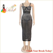 Load image into Gallery viewer, Catch A Break Sequin Glitter Dress - black / L / SPAIN - 