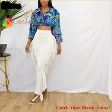 Load image into Gallery viewer, Catch A Break Shuffle Me Tassel Skirt - Bottoms