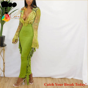 Catch A Break Shuffle Me Tassel Skirt - Bottoms