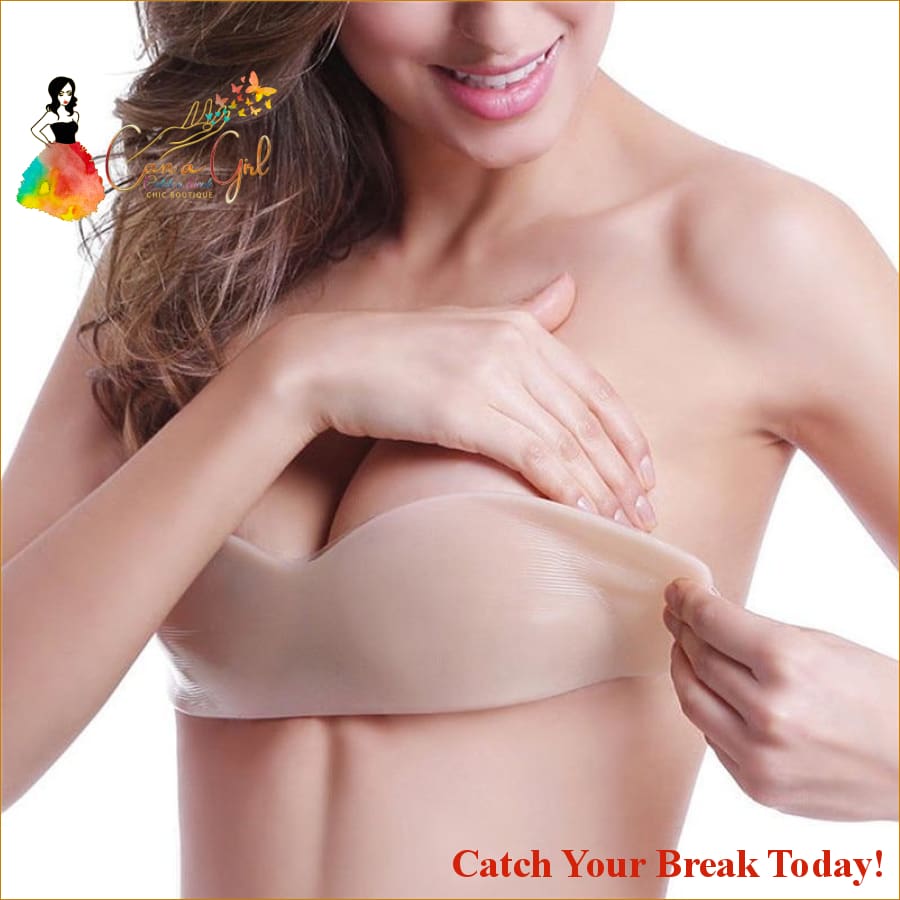 Catch A Break Silicone Push Up Invisible Self Adhesive Bra– Can A Girl  Catch A Break Chic Boutique LLC