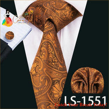Load image into Gallery viewer, Catch A Break Silk Necktie Set - LS-1551 / United States - 