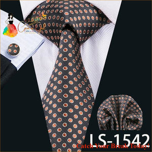 Catch A Break Silk Necktie Set - LS-1542 / United States - 