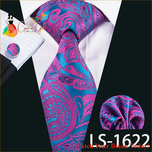 Catch A Break Silk Necktie Set - LS-1622 / United States - 
