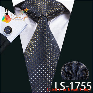 Catch A Break Silk Necktie Set - LS-1755 / United States - 