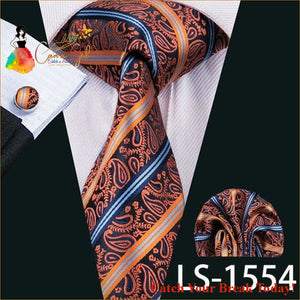 Catch A Break Silk Necktie Set - LS-1554 / United States - 