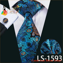 Load image into Gallery viewer, Catch A Break Silk Necktie Set - LS-1593 / United States - 