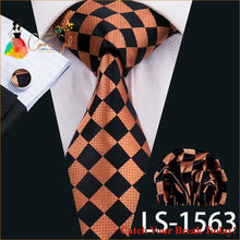 Load image into Gallery viewer, Catch A Break Silk Necktie Set - LS-1563 / United States - 