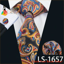 Load image into Gallery viewer, Catch A Break Silk Necktie Set - LS-1657 / United States - 