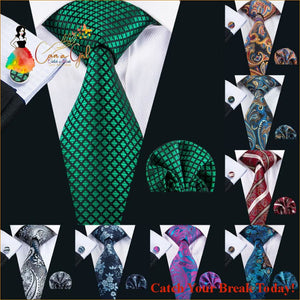 Catch A Break Silk Necktie Set - accessories