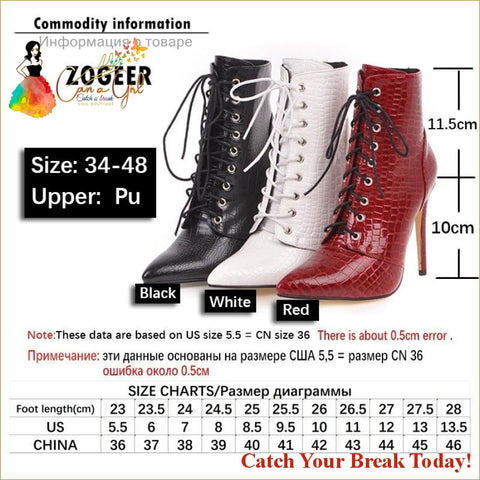 Catch A Break Snake Skin Lace Up Boots - Shoes