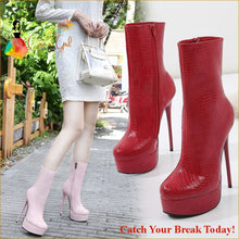 Load image into Gallery viewer, Catch A Break Stiletto Heel Mid-Calf - shoes