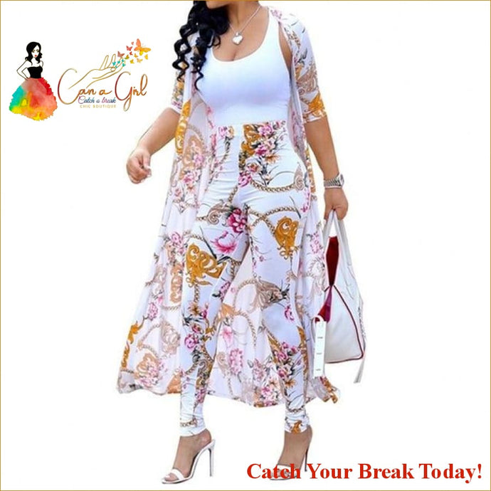 Catch A Break Strut Your Stuff 2 Piece Set - White / S - 