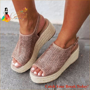 Catch A Break Summer Fashion Beach Shoes - Khaki / 8 / 