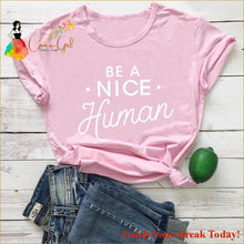 Load image into Gallery viewer, Catch A Break Summer Stylish Vintage Tee - pink tee white 