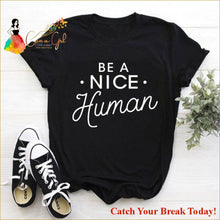 Load image into Gallery viewer, Catch A Break Summer Stylish Vintage Tee - black tee white 