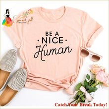 Load image into Gallery viewer, Catch A Break Summer Stylish Vintage Tee - peach tee black 