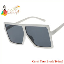 Load image into Gallery viewer, Catch A Break Sun Glasses - White Gray - accessories
