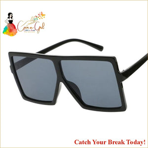 Catch A Break Sun Glasses - Bright Black - accessories