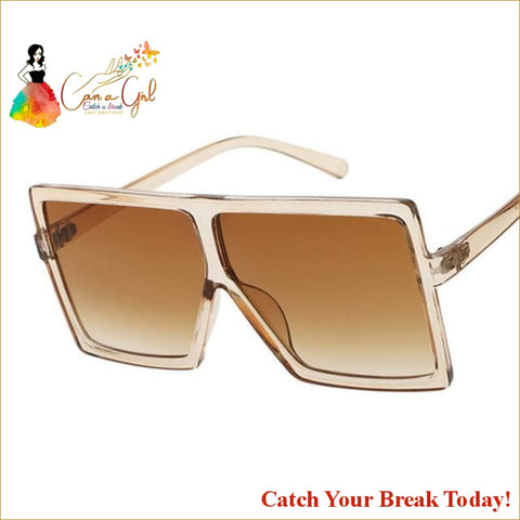 Catch A Break Sun Glasses - Brown - accessories