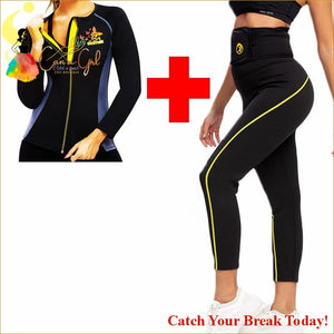 Catch A Break Sweat It Out Suit Set - Clothing