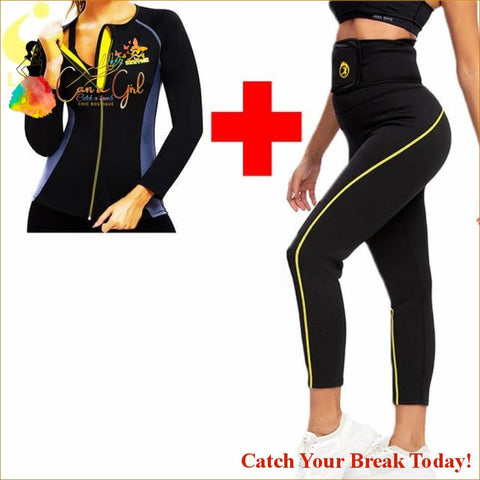 Catch A Break Sweat It Out Suit Set - two pieces / s - 