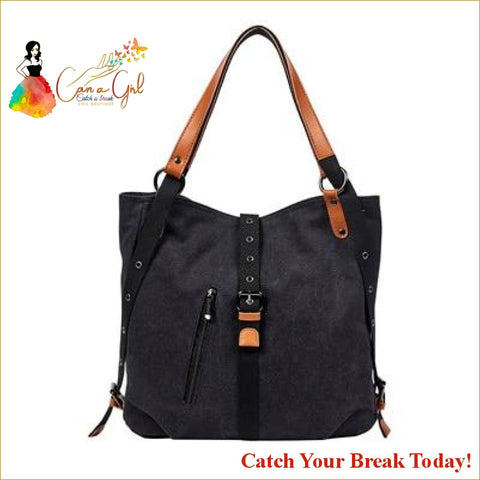 Catch a Break Tote HandBag - black / 30x35x11cm - 