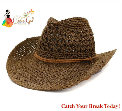 Catch A Break Unisex Straw Hat - For Men