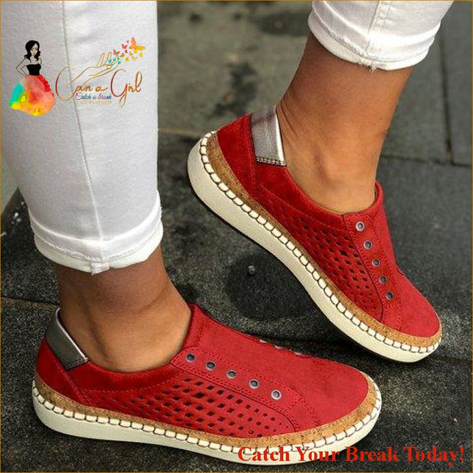 Catch A Break Vintage Soft Shoes - red / 4 - shoes