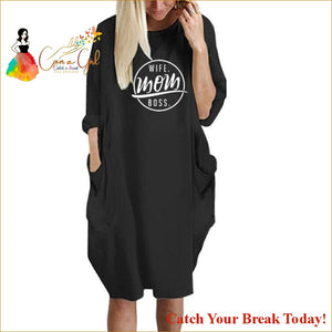 Catch A Break Wife Mom Boss T-shirt - clothing