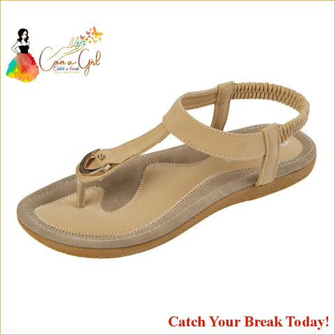 Catch A Break Women Soft BottomSandals - apricot / 6