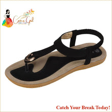 Load image into Gallery viewer, Catch A Break Women Soft BottomSandals - Black / 9