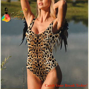 Catch A Break Women’s Boho One-piece Swimwear - swim wear