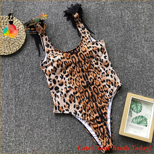 Catch A Break Women’s Boho One-piece Swimwear - swim wear