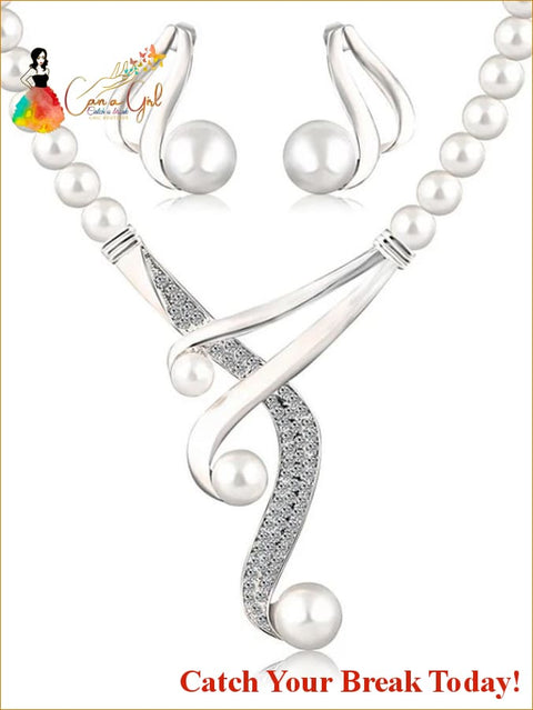 Catch A Break Women’s European / Fashion Pearl Jewelry Sets 