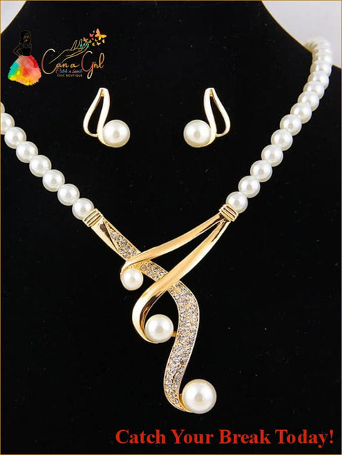 Catch A Break Women’s European / Fashion Pearl Jewelry Sets 