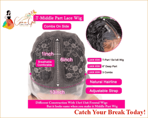 Catch A Break13x1x6 Straight 13x4x1 Lace Frontal Human Hair 